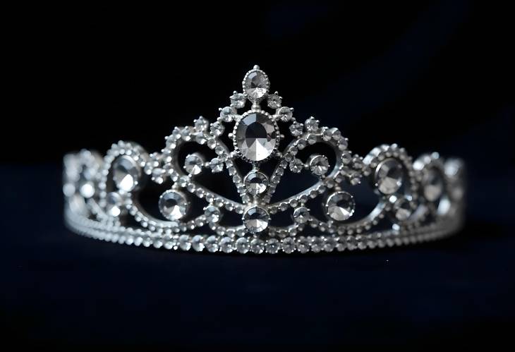 Elegant Crown and Tiara with Diamonds for Pageants